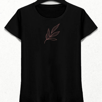 ÇİÇEK - KADIN KISA KOL TSHİRT