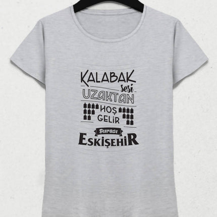 Burası Eskişehir - 4 / Kadın Tshirt - basmatik.com
