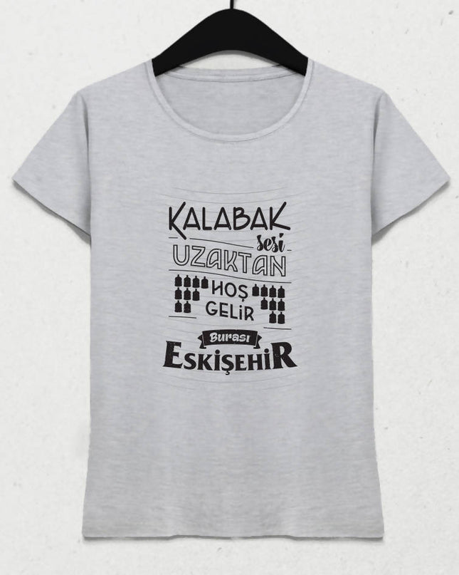 Burası Eskişehir - 4 / Kadın Tshirt - basmatik.com