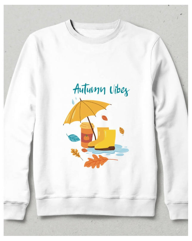 Autumn Vibes Sonbahar Hissi Kahvesever Sweatshirt
