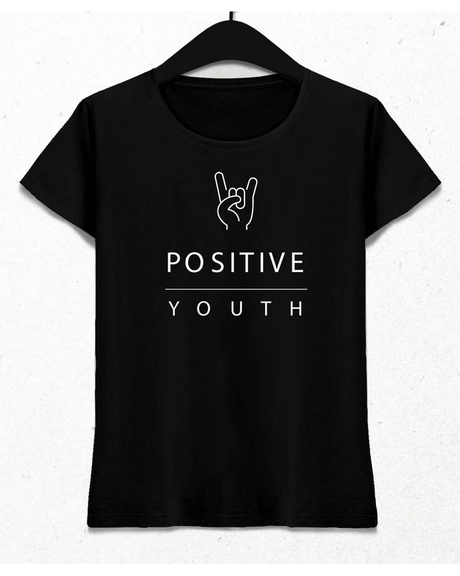 Positive Women's Black T-Shirt