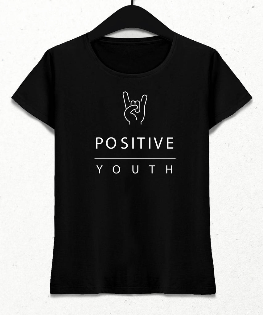 Positive Women's Black T-Shirt