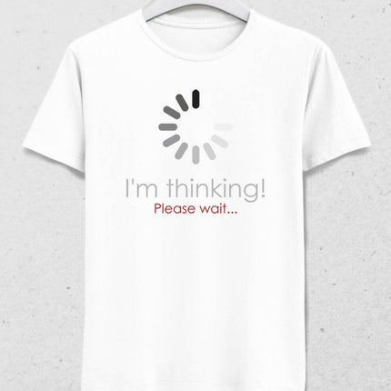 Thinking, Please Wait Men's T-Shirt