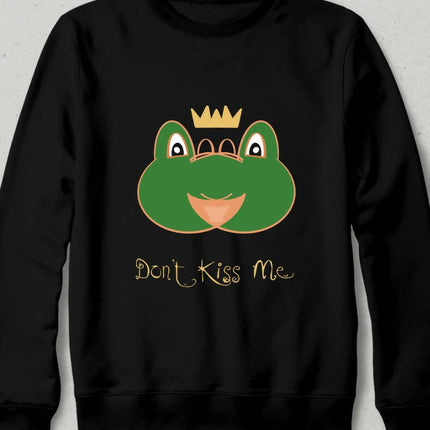 Don’t Kiss Me Kurbağa Sevgililer Günü Sweatshirt