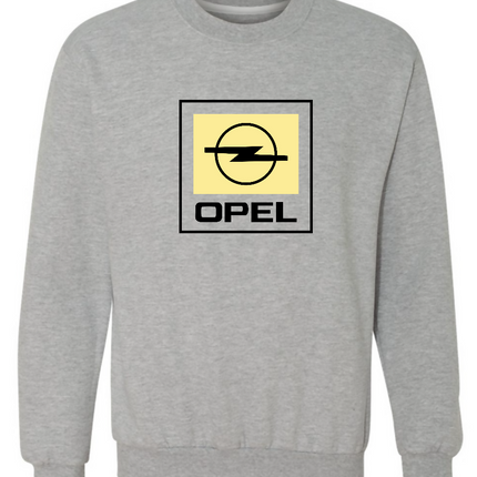 OPEL ön ve arka baskılı gri sweatshirt