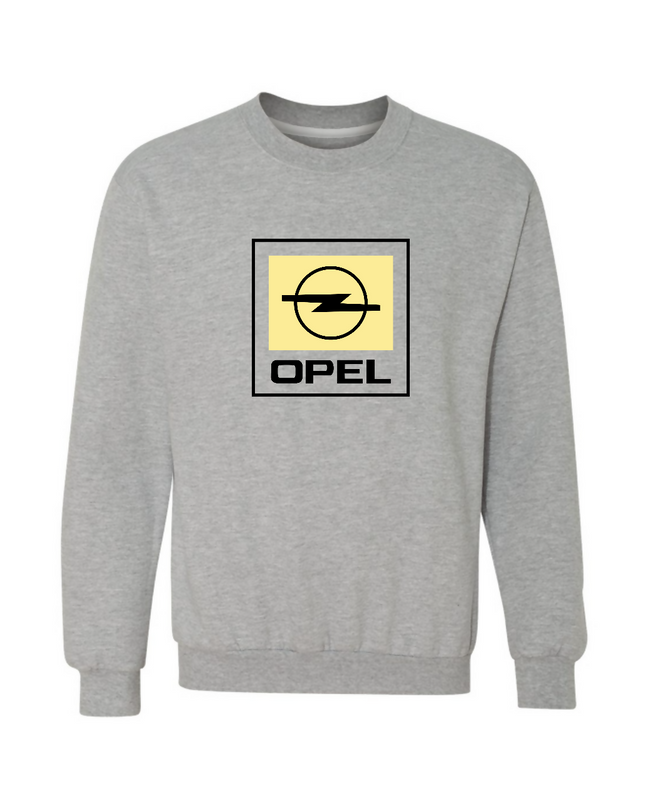 OPEL ön ve arka baskılı gri sweatshirt