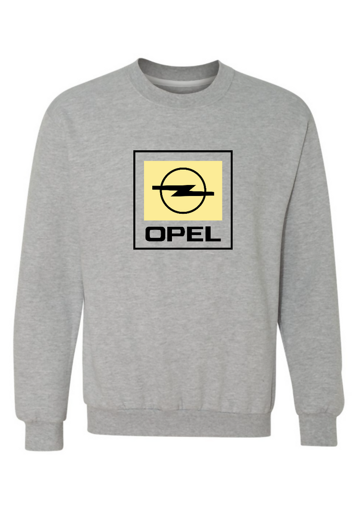 OPEL ön ve arka baskılı gri sweatshirt