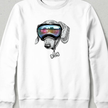 Dog with Glasses Sweatshirt