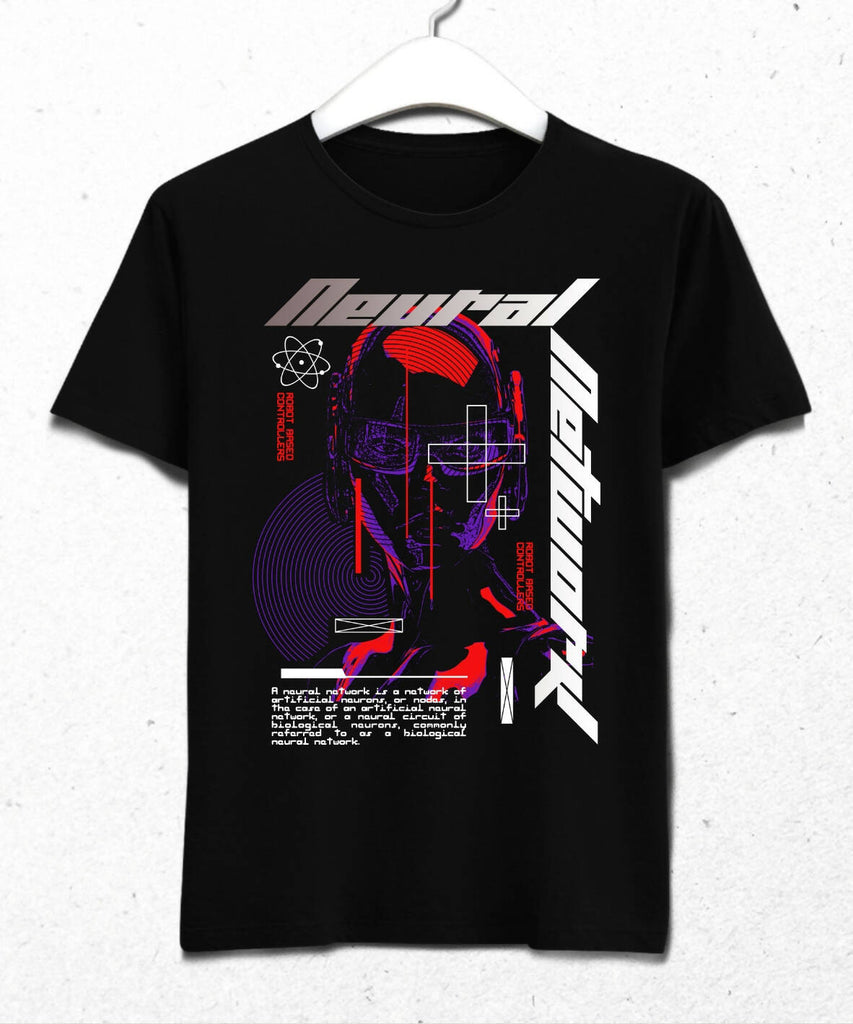 Neural Network Streetwear Retro Futuristic Design