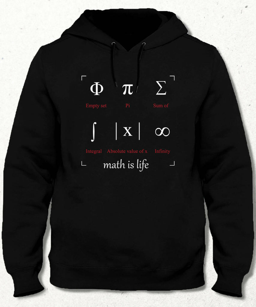 Math is Life Kapüşonlu Sweatshirt