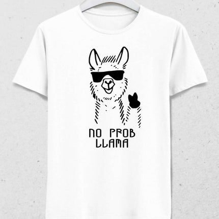 No Prob Llama Erkek Tişört - basmatik.com