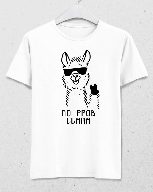 No Prob Llama Erkek Tişört - basmatik.com
