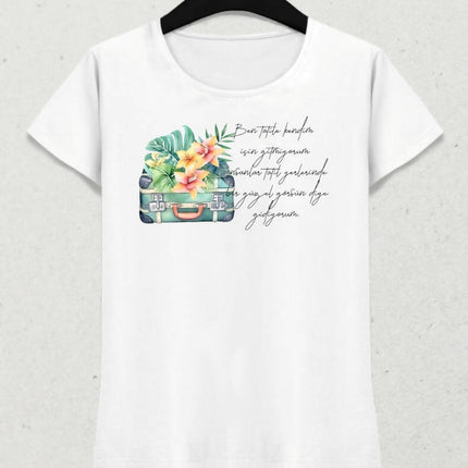 Tatil Temalı Yaz T-shirt 2 - basmatik.com