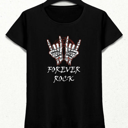 Forever Rock V2 Kadın Tişört - basmatik.com