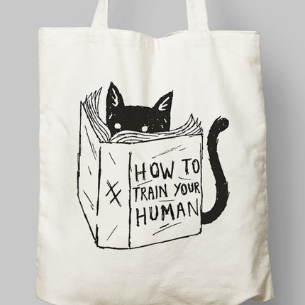 Akıllı Kedi Bez Çanta - basmatik.com