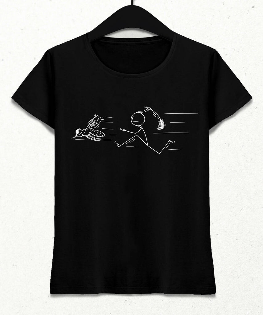 Woman Chasing a Fly T-Shirt