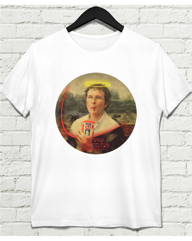 Alexei Smirnoff Beyaz Tişört - basmatik.com