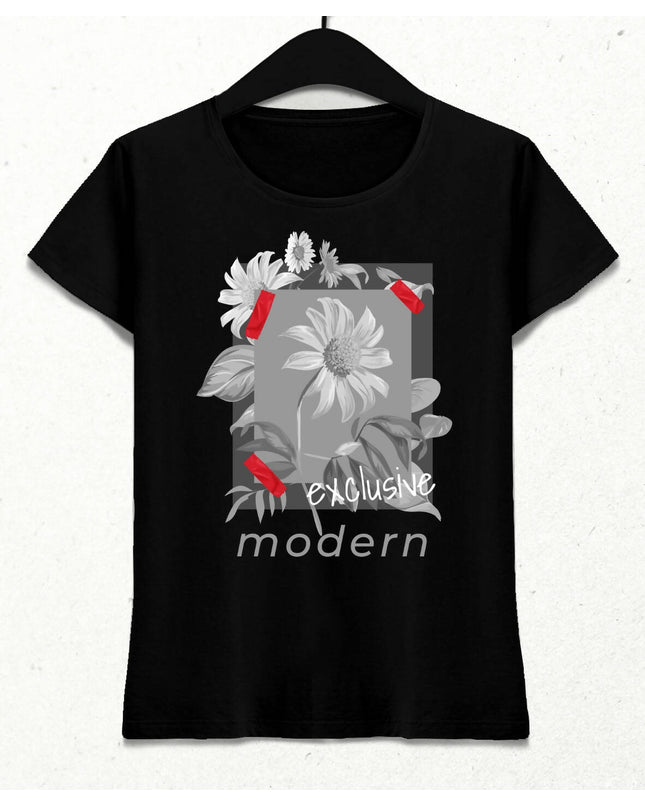 Exclusive Modern Kadın Streetwear Tasarım T-shirt