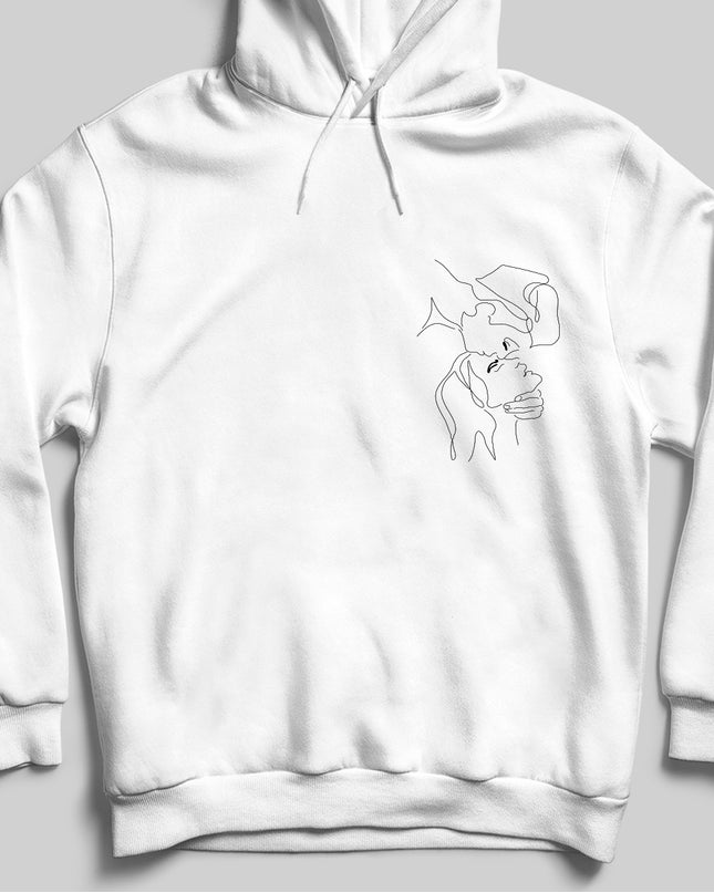 Amor Beyaz Kapşonlu - basmatik.com