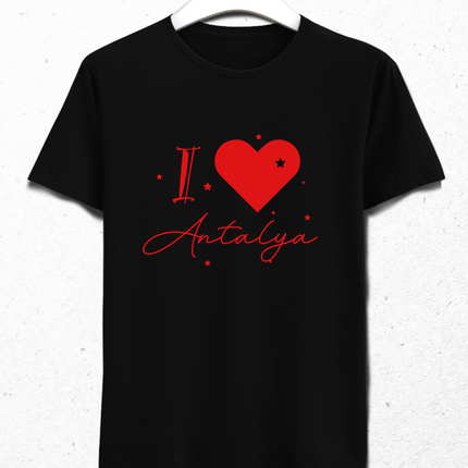 I love Antalya tişört - basmatik.com