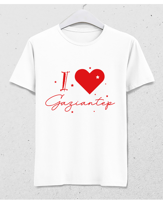 I love Gaziantep tişört - basmatik.com