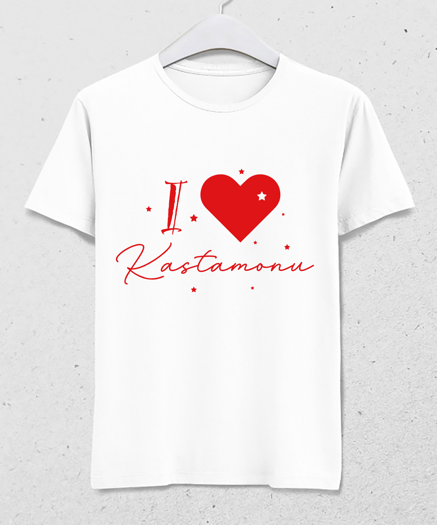 I love Kastamonu tişört - basmatik.com