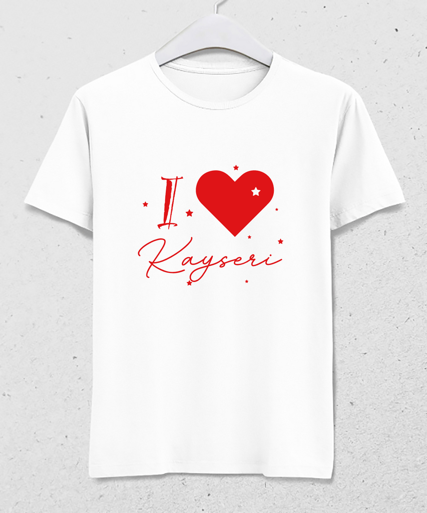 I love Kayseri tişört - basmatik.com