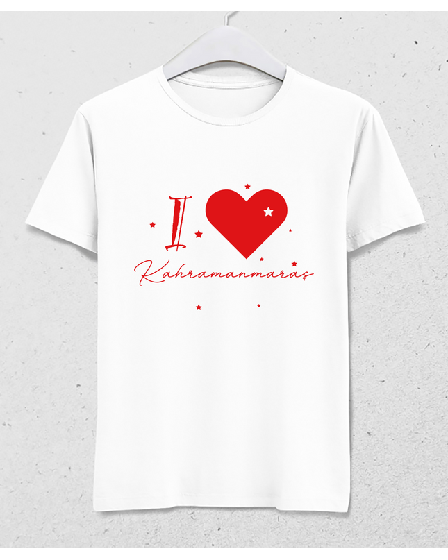 I love Kahramanmaraş tişört - basmatik.com