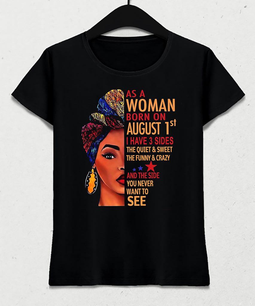 As a woman born on kadın tişört - basmatik.com