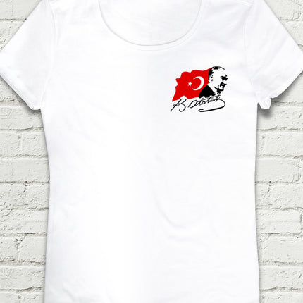 Atatürk 02 Kadın tshirt - basmatik.com