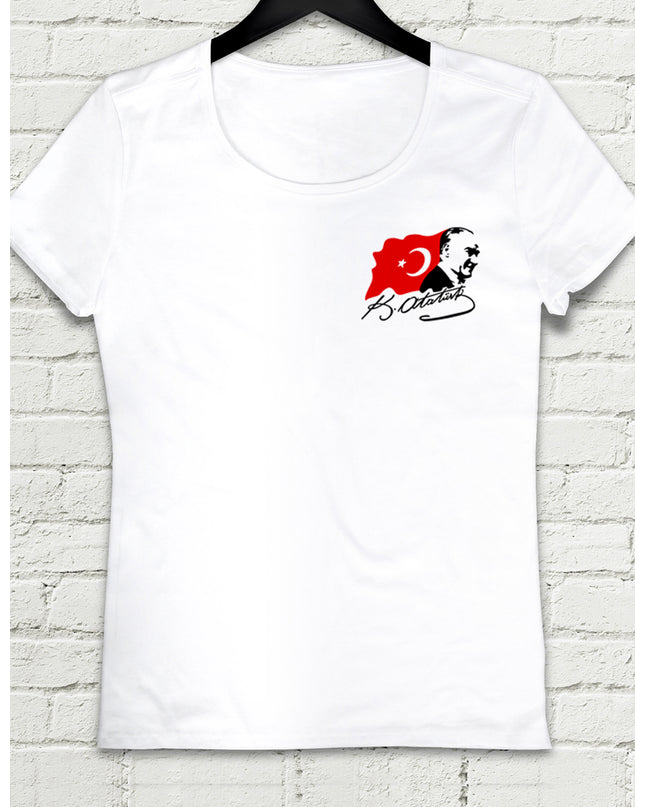 Atatürk 02 Kadın tshirt - basmatik.com
