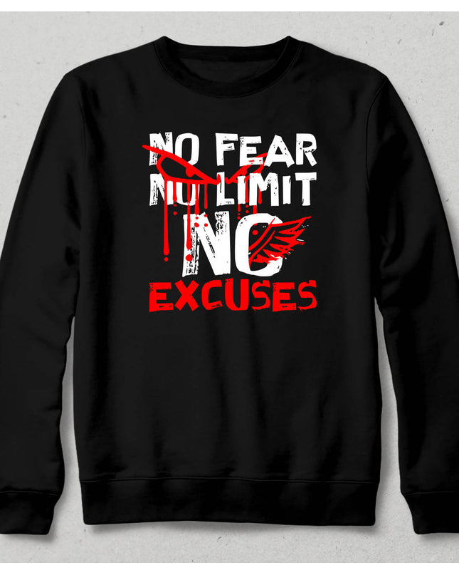 No Fear No Limits Sweatshirt - basmatik.com