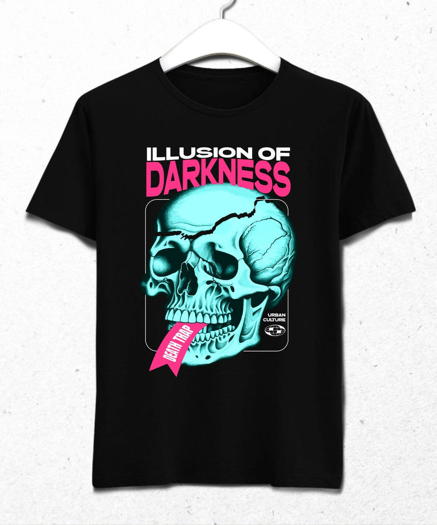 Illusion Darkness Streetwear Retro Futuristic Design