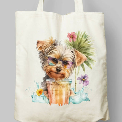 Dogs Summer Themed Tote Bag 3