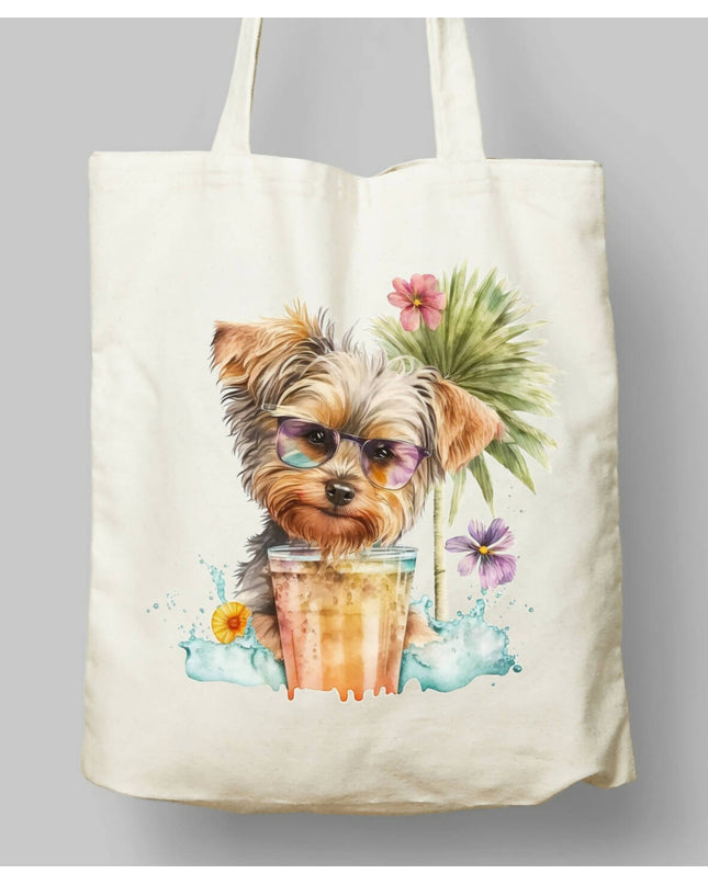 Dogs Summer Themed Tote Bag 3