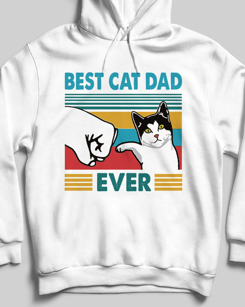 Best Cat Dad kapşonlu - basmatik.com