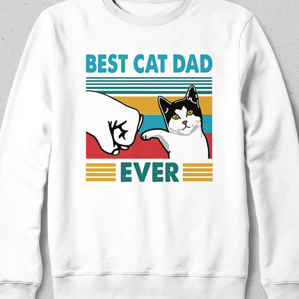 Best Cat Dad sweatshirt - basmatik.com
