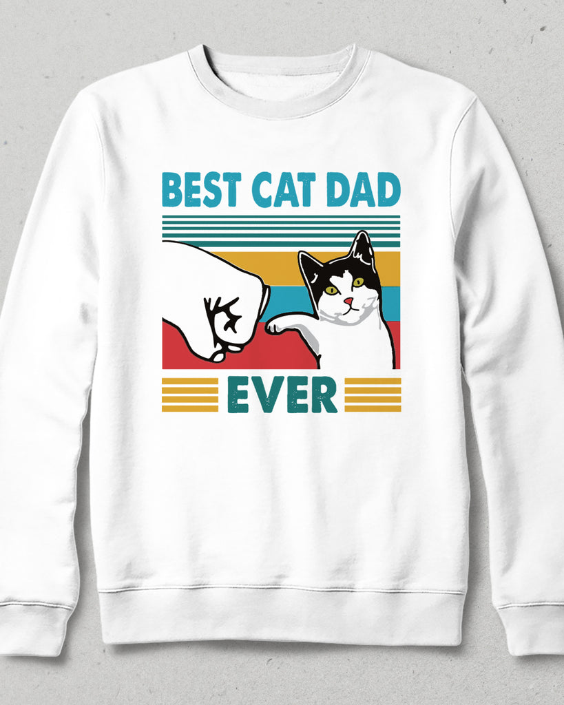 Best Cat Dad sweatshirt - basmatik.com