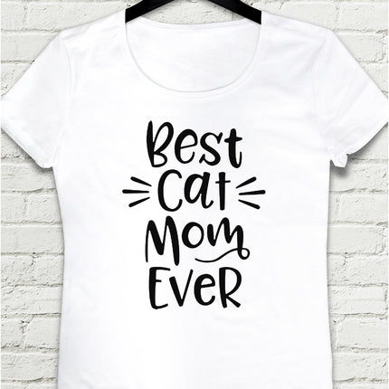 Best cat beyaz tişört - basmatik.com