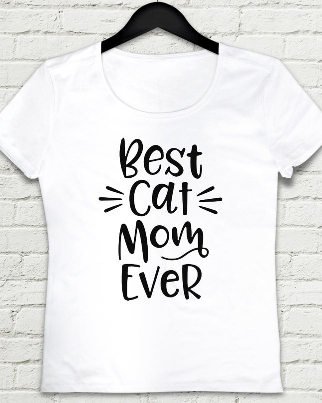 Best cat beyaz tişört - basmatik.com