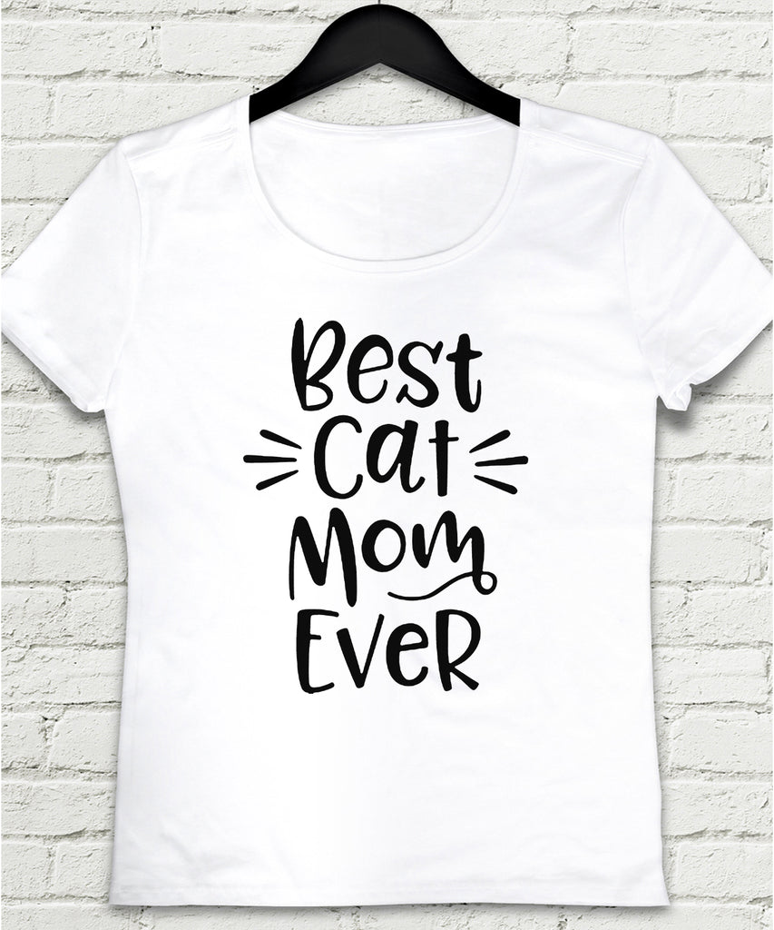 Best cat beyaz tişört - basmatik.com