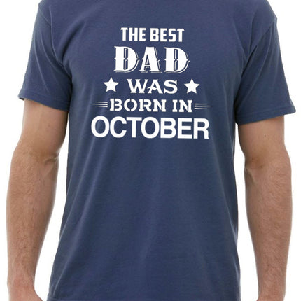 Best Dad indigo doğum günü tshirt - basmatik.com