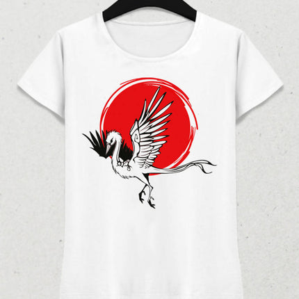 Crane Kadın Tişört - basmatik.com