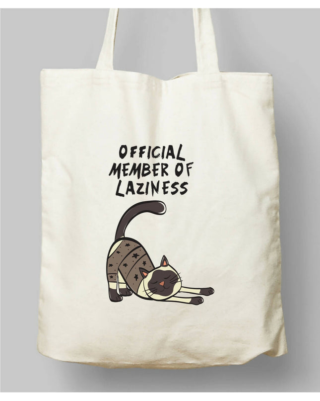 Official Member of Laziness Kedi Bez Çanta