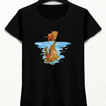 Cat and Reflection Women's T-Shirt
