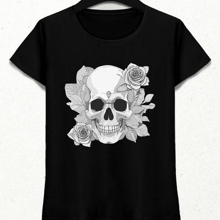 skull and rose 