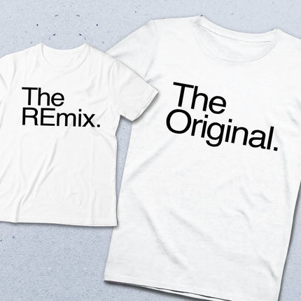 Baba ve çocuk original tişört seti - basmatik.com