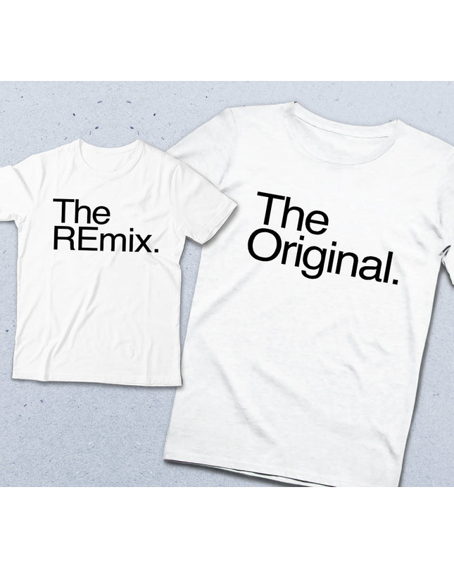 Baba ve çocuk original tişört seti - basmatik.com