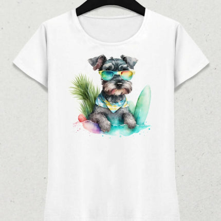 Köpekler Yaz Temalı T-shirt 4