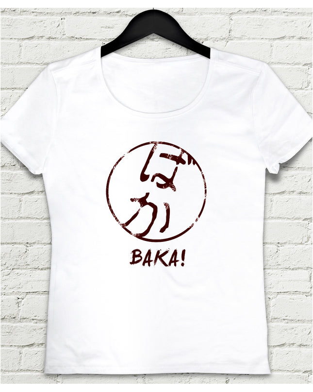 Baka Beyaz Kadın T-Shirt - basmatik.com